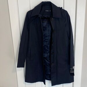 Lauren Ralph Lauren Midnight Blue Trench Coat